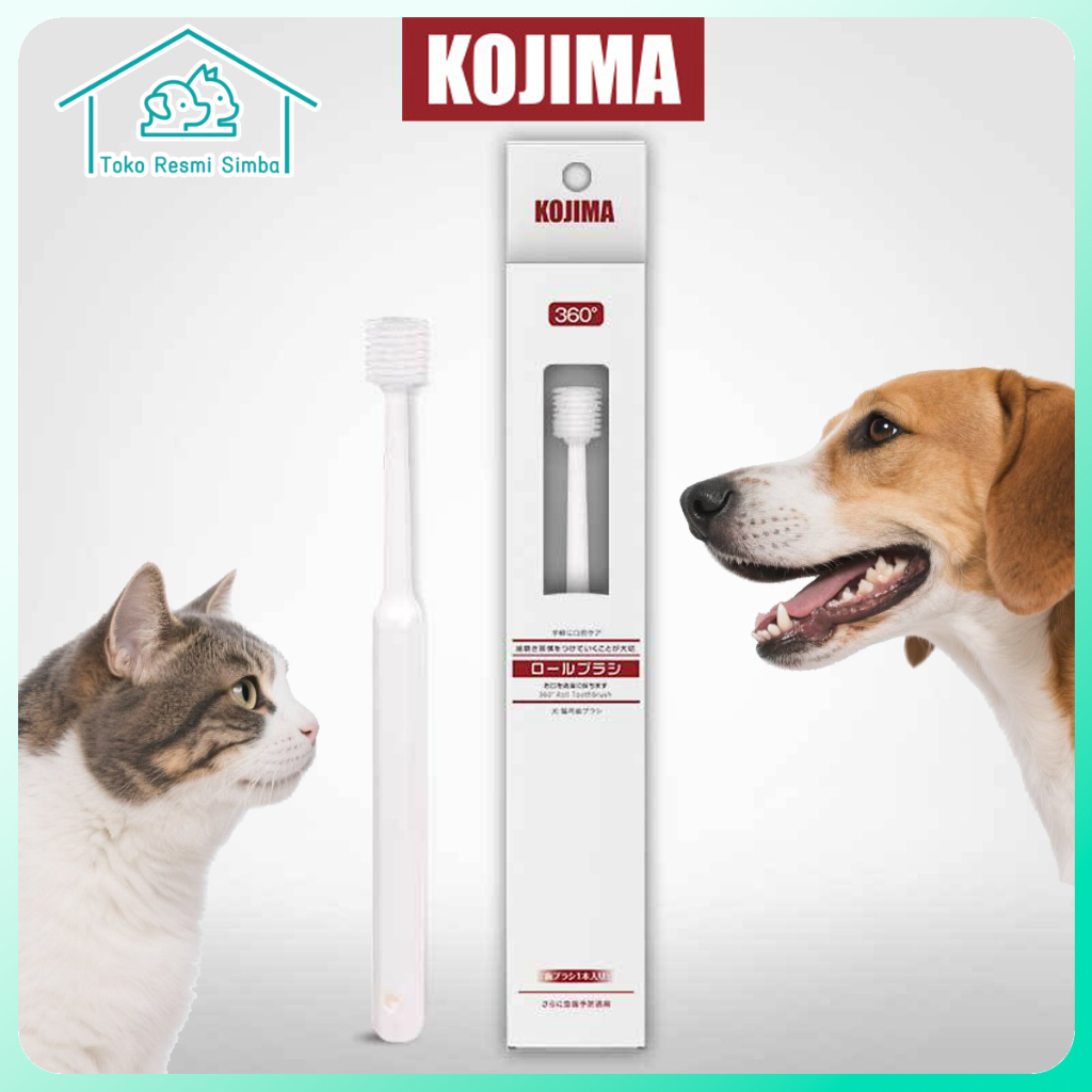 PROMO JAPAN KOJIMA Pasta Gigi Kucing & Anjing Sikat Gigi Kucing Anjing, Bersihkan Karang Gigi,