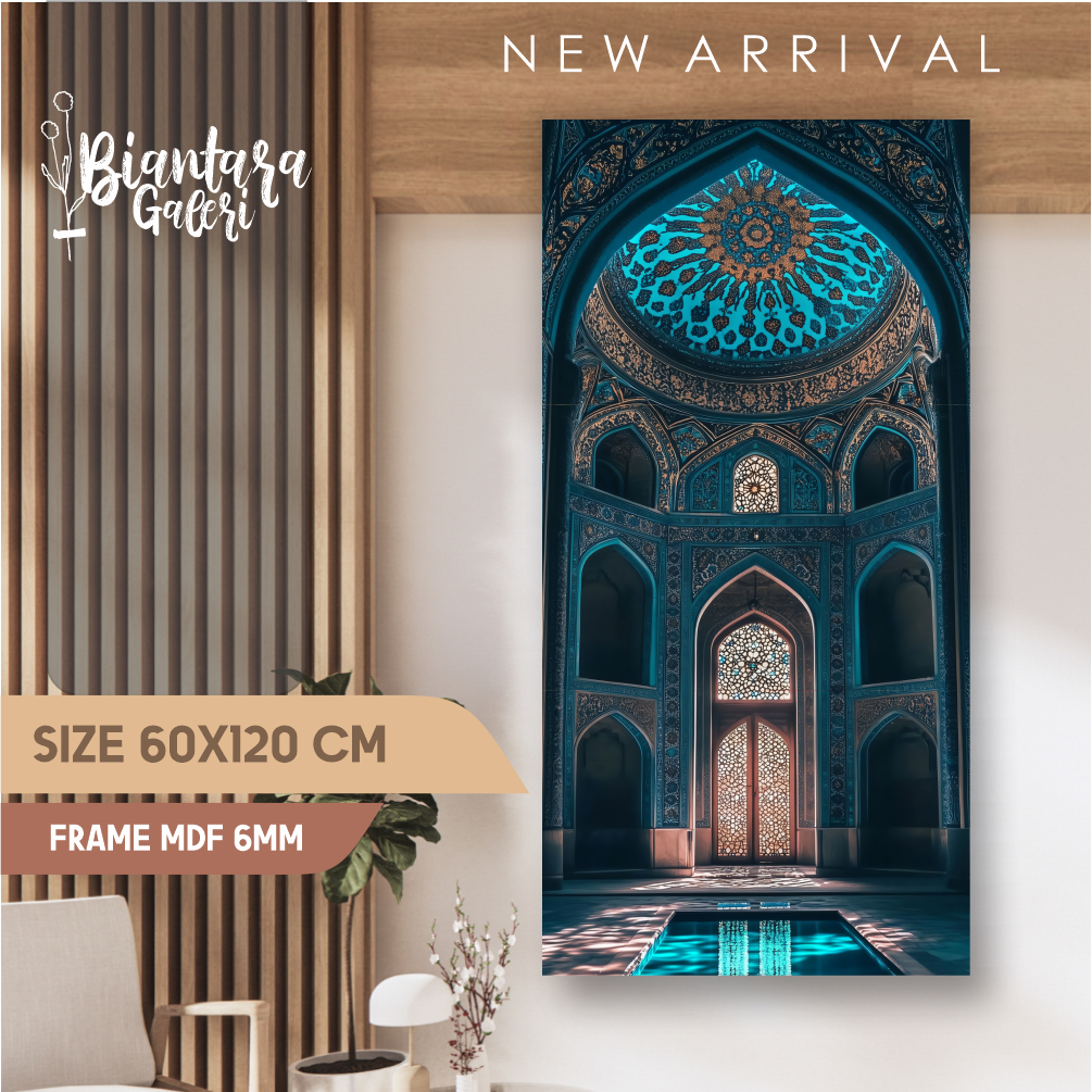 BIANTARA - 60X120 CM | PMJD-01 | HIASAN DINDING LUKISAN SUPER BESAR WALLDECORATION HIASAN DINDING MD