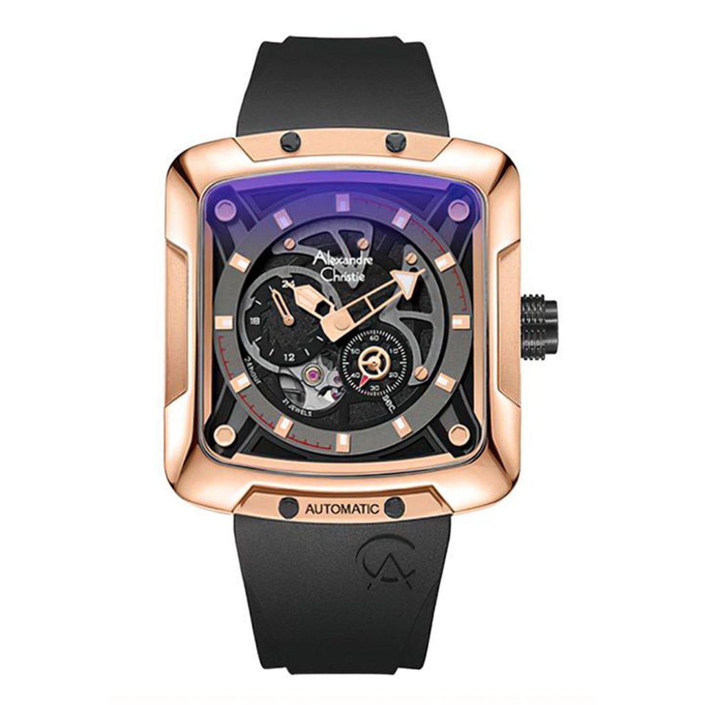 Jam Tangan Pria Automatic Alexandre Christie 3030GA AC3030 AC 3030 GA 3030 GARBRBA Original Garansi 
