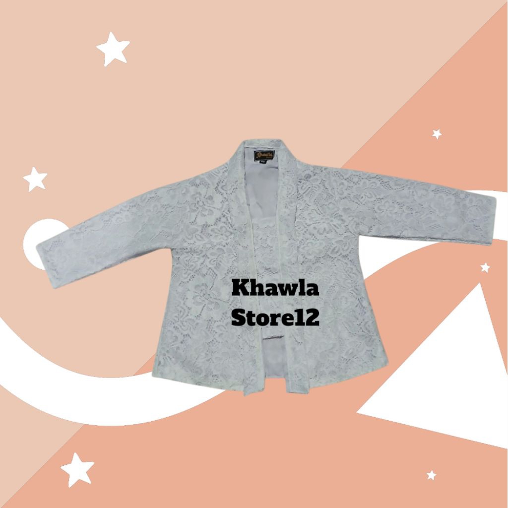 Kebaya Brokat Kutubaru Anak Perempuan/Baju Adat Anak