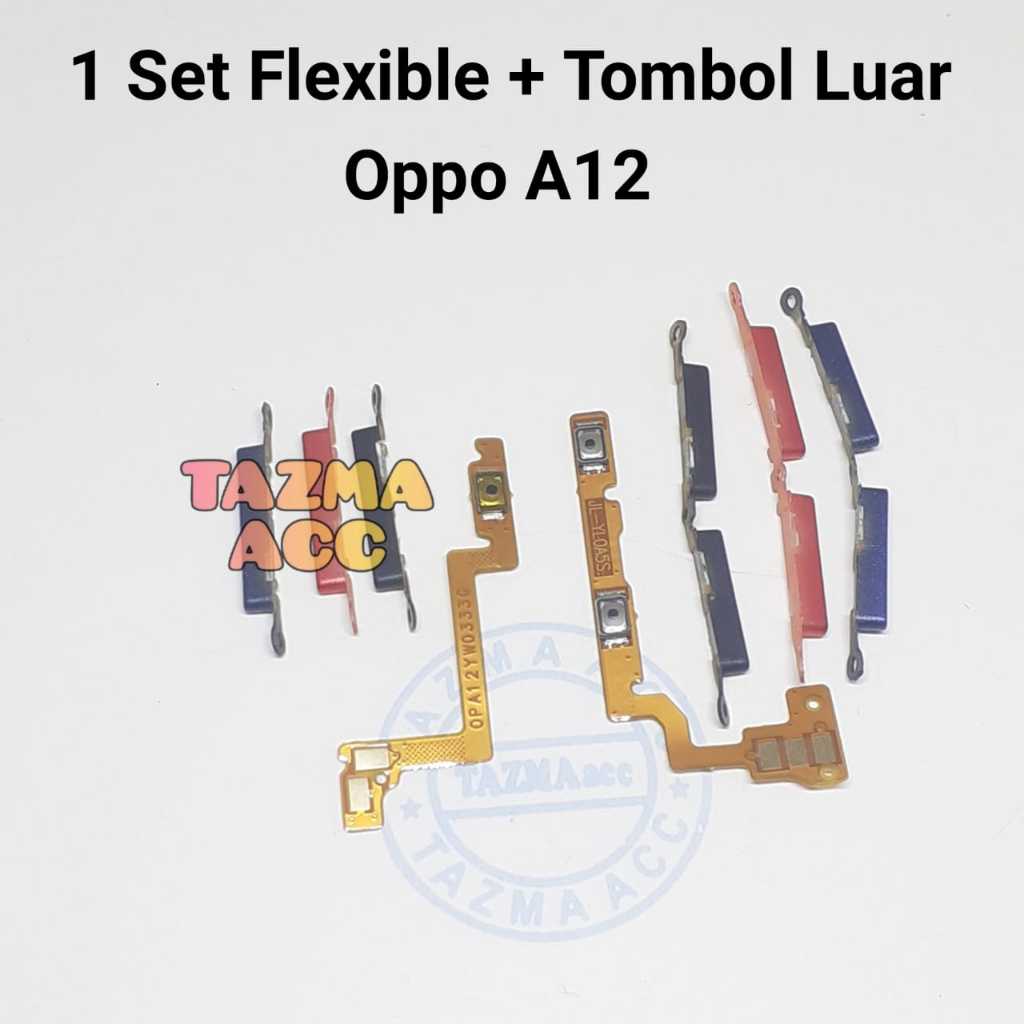 Oppo A12 Flexible On Off Volume + Tombol On Off Volume OPPO A12
