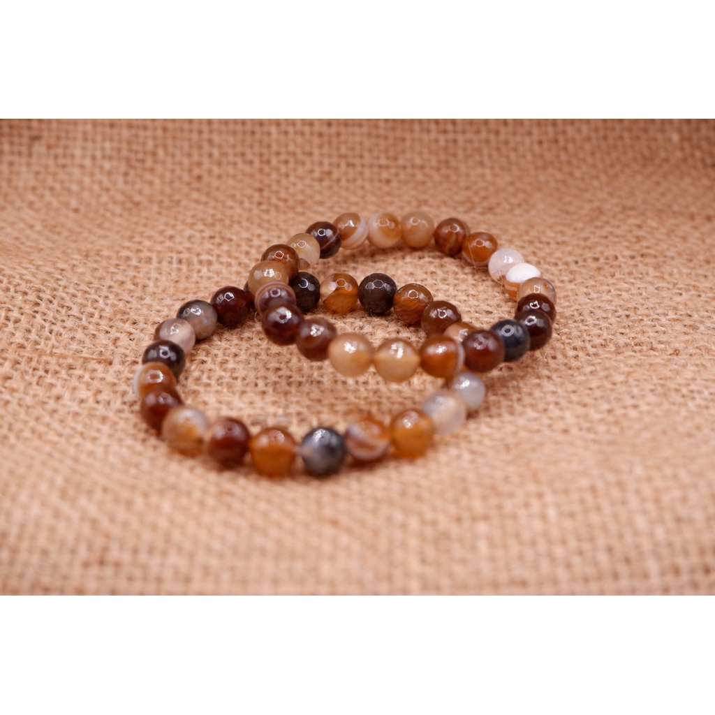 Fire agate brown
