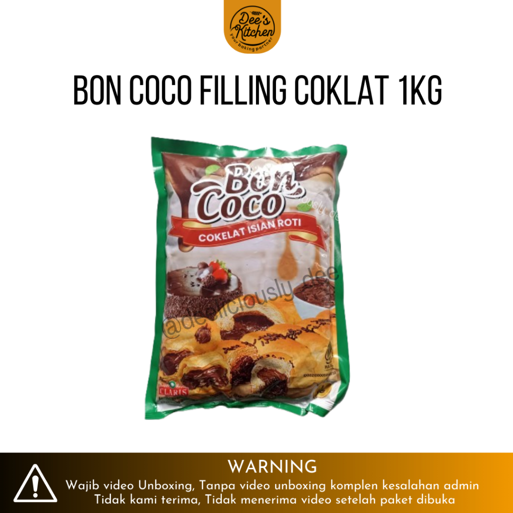 

[1kg] Bon Coco Choco Coklat Filling / boncoco Coklat pasta isian roti