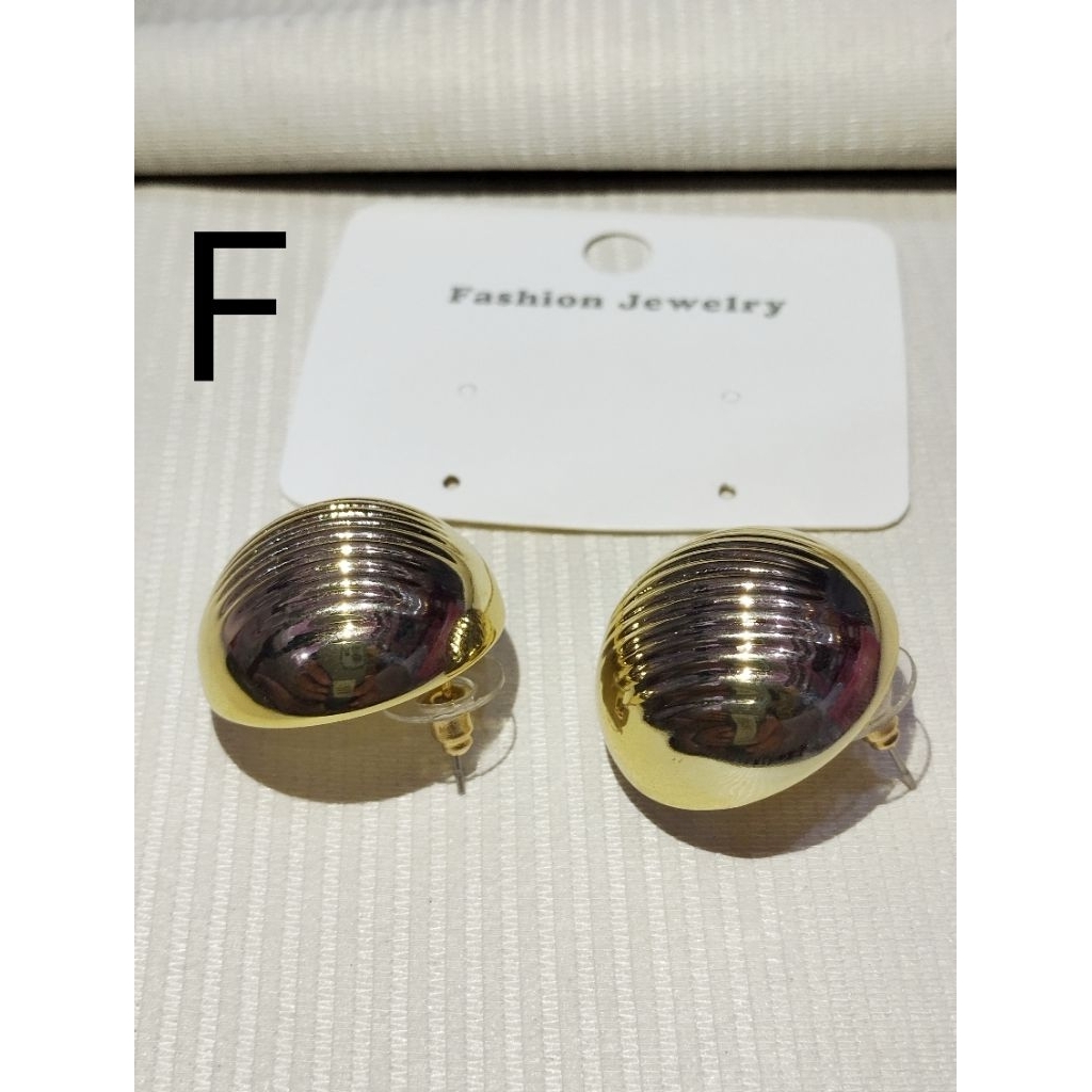 Anting hijab terbaru/anting kerudung hijab/anting fashion/anting bulat besar/pasang