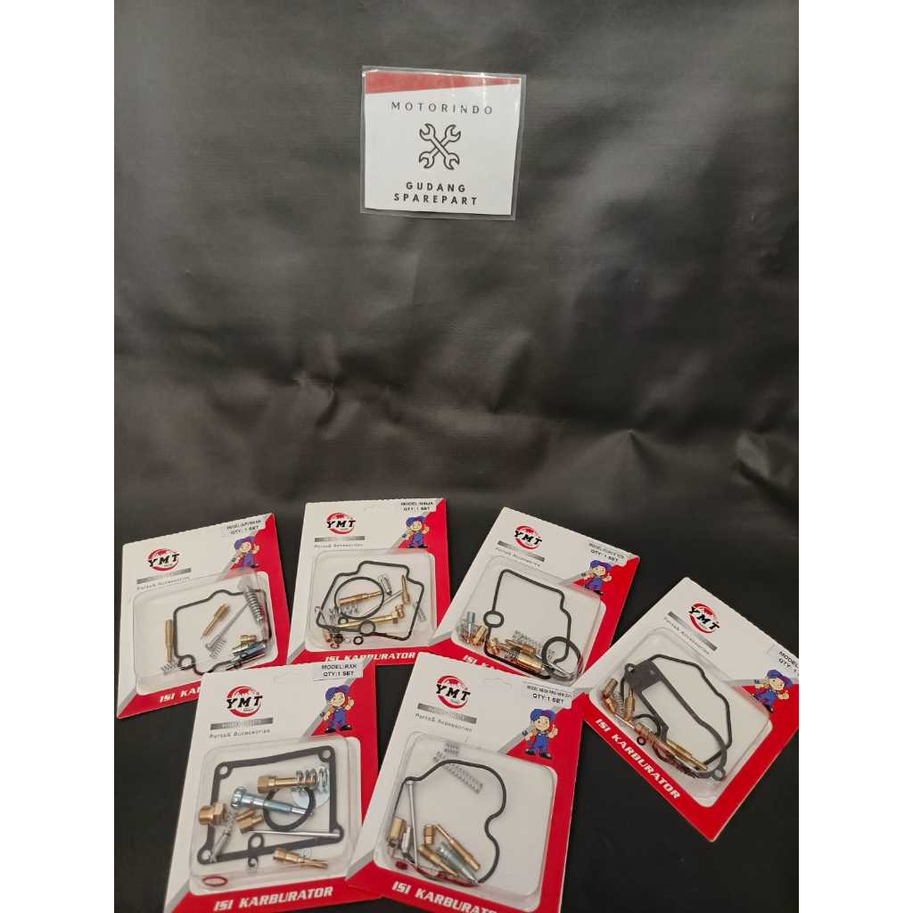 REPAIRKIT ATAU ISI KARBURATOR MOTOR TYPE MIO/NINJA/SMASH/SUPRA/GRAND/BEAT/PE 28 NSR/TIGER/SATRIA FU 