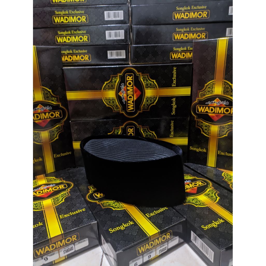 kopyah songkok hitam wadimor full AC jaring