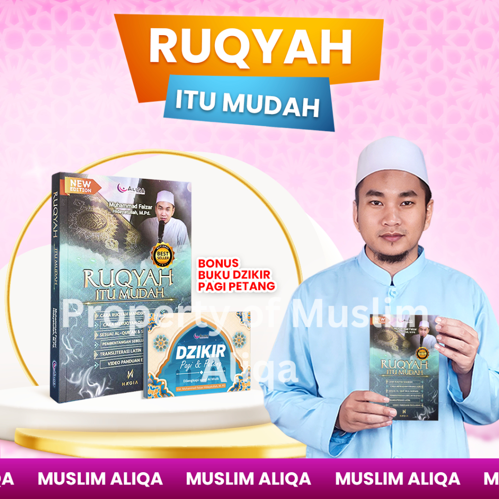 Buku Ruqyah Itu Mudah Ustadz Muhammad Faizar Hidayatullah, M. Pd Bonus Buku Dzikir Pagi & Petang