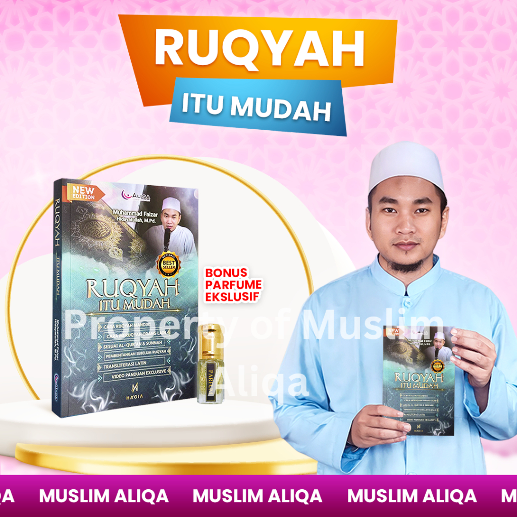 Buku Ruqyah Itu Mudah Karya Ustadz Muhammad Faizar Hidayatullah, M. Pd Bonus Parfum
