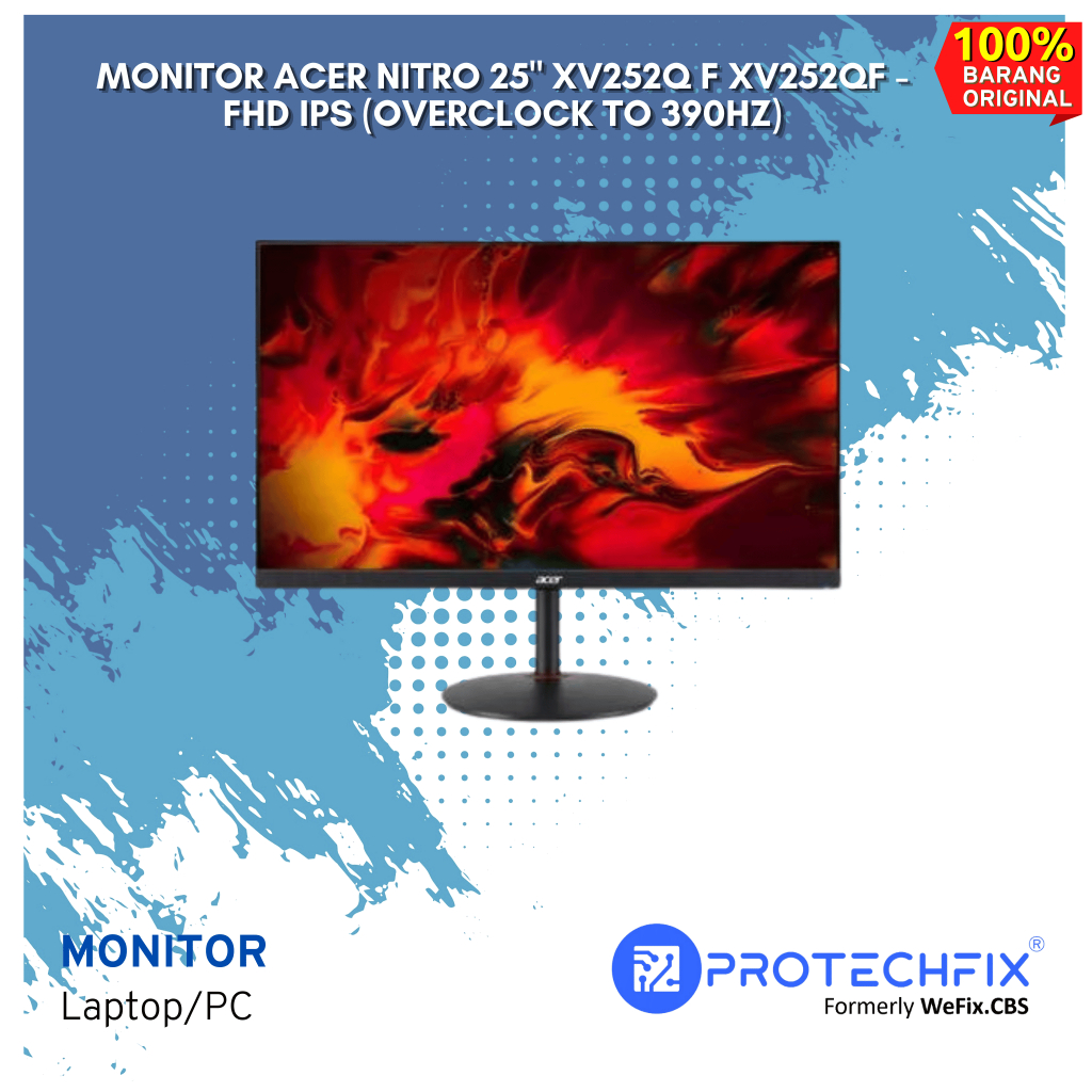 Monitor Gaming Acer Nitro XV252Q_F 24,5" FHD IPS 390Hz 1ms