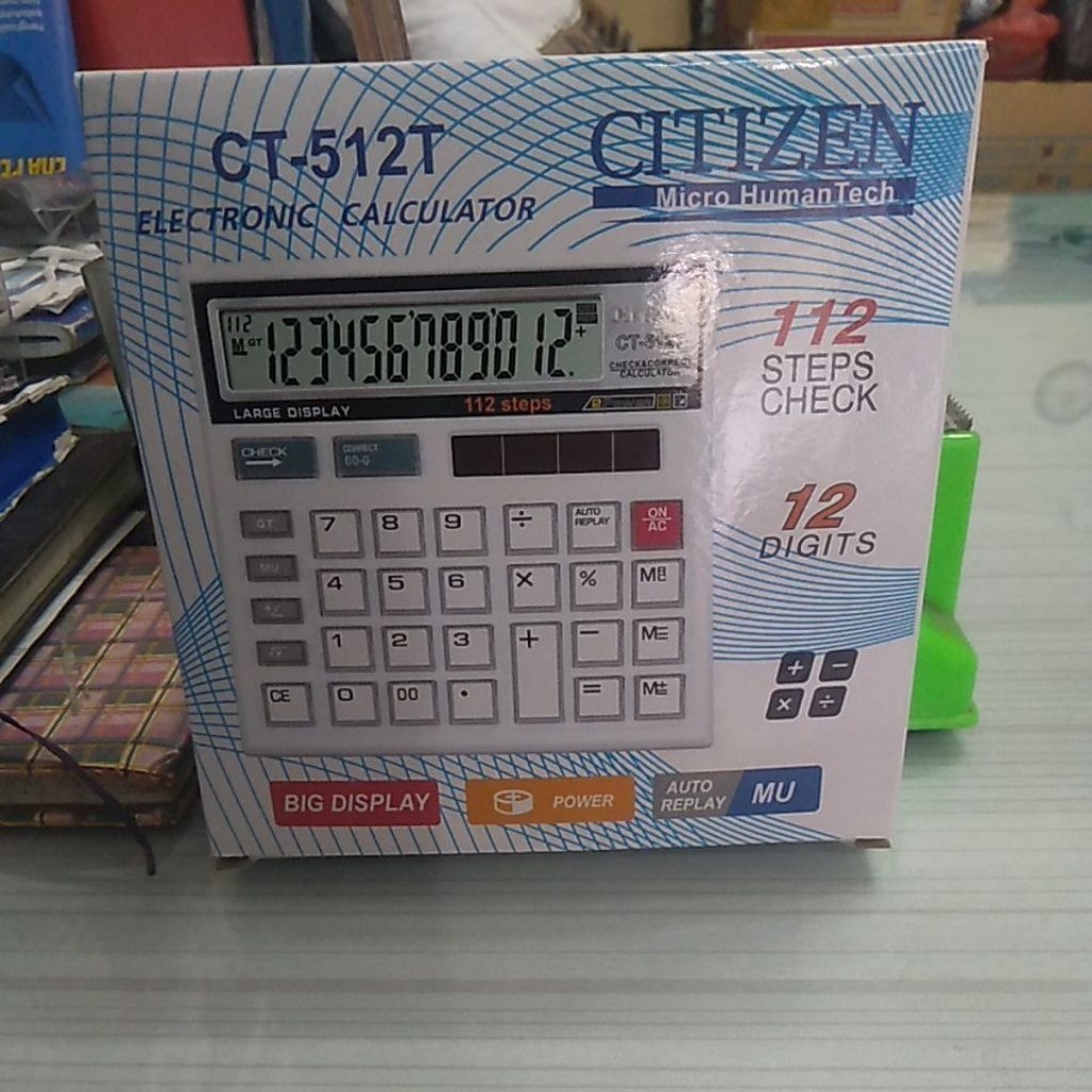 

CITIZEN ELECTRONIC CALCULATOR CT-5121