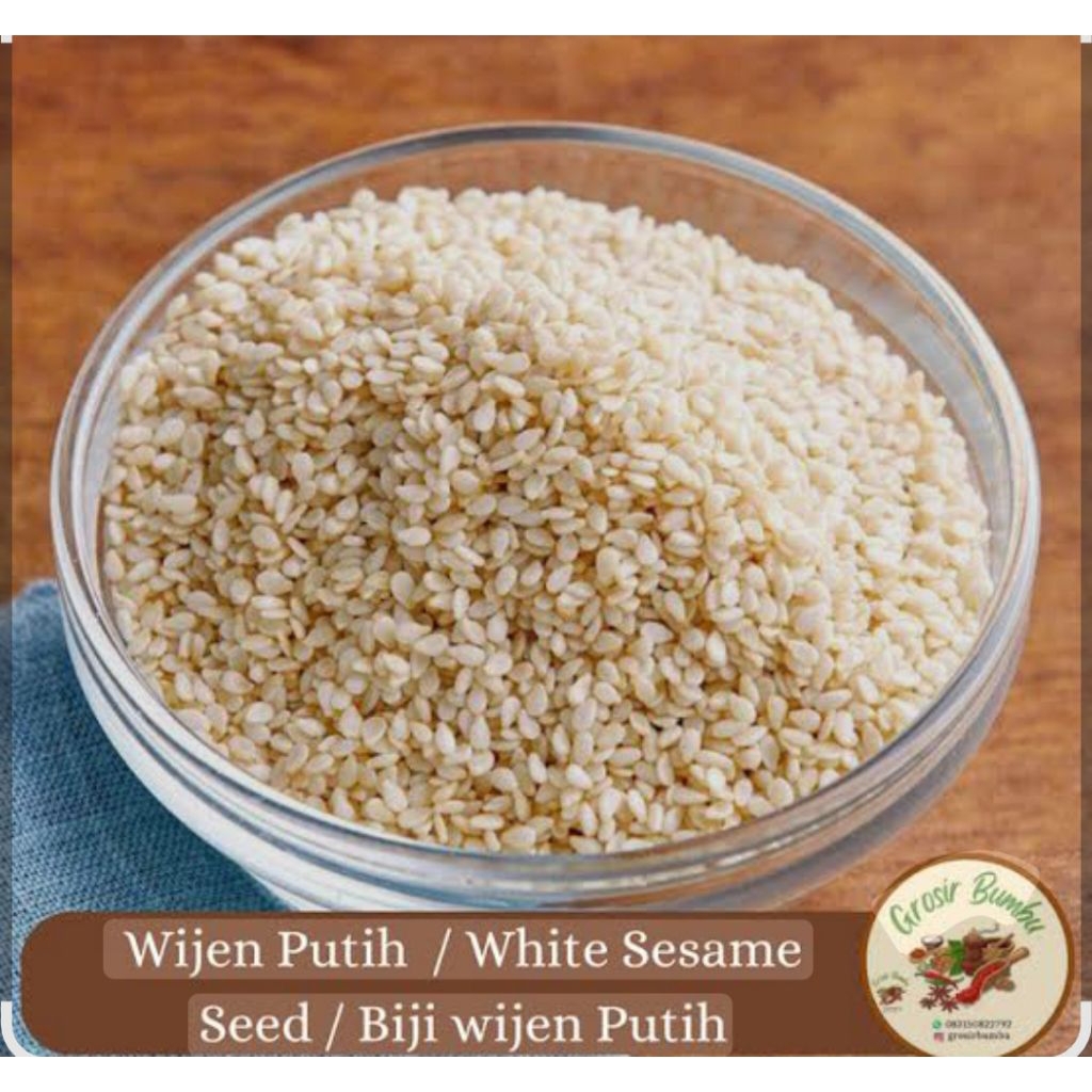 

BIJI WIJEN PUTIH 250GR/WHITE SASAME 250GR