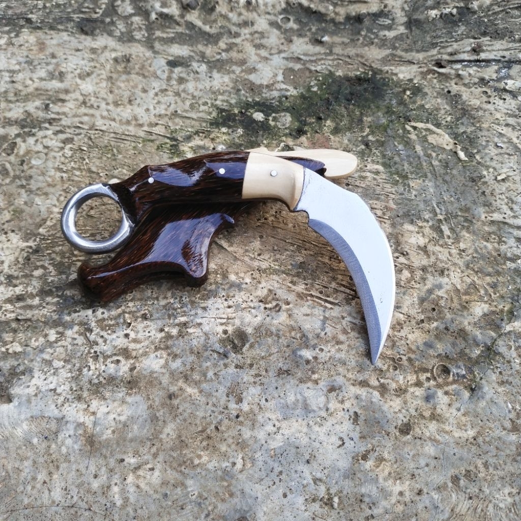 super grosir dan eceran/kerambit aren baja per asli full tang