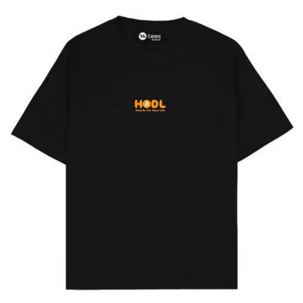 HODL - Crypto Bitcoin Tshirt - Kaos Crypto - HODL Original