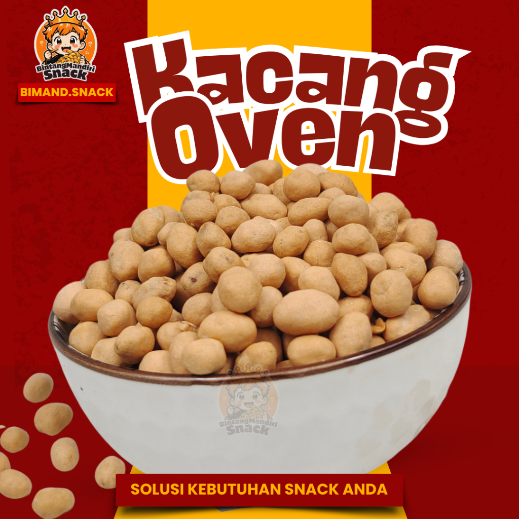 

Kacang Telur Oven Panggang | Kacang Atom Bima | Kacang Telor Premium Gurih 120gr | Snack Kiloan, Cemilan Murah, Jajan Kiloan, Camilan, Bimand.Snack