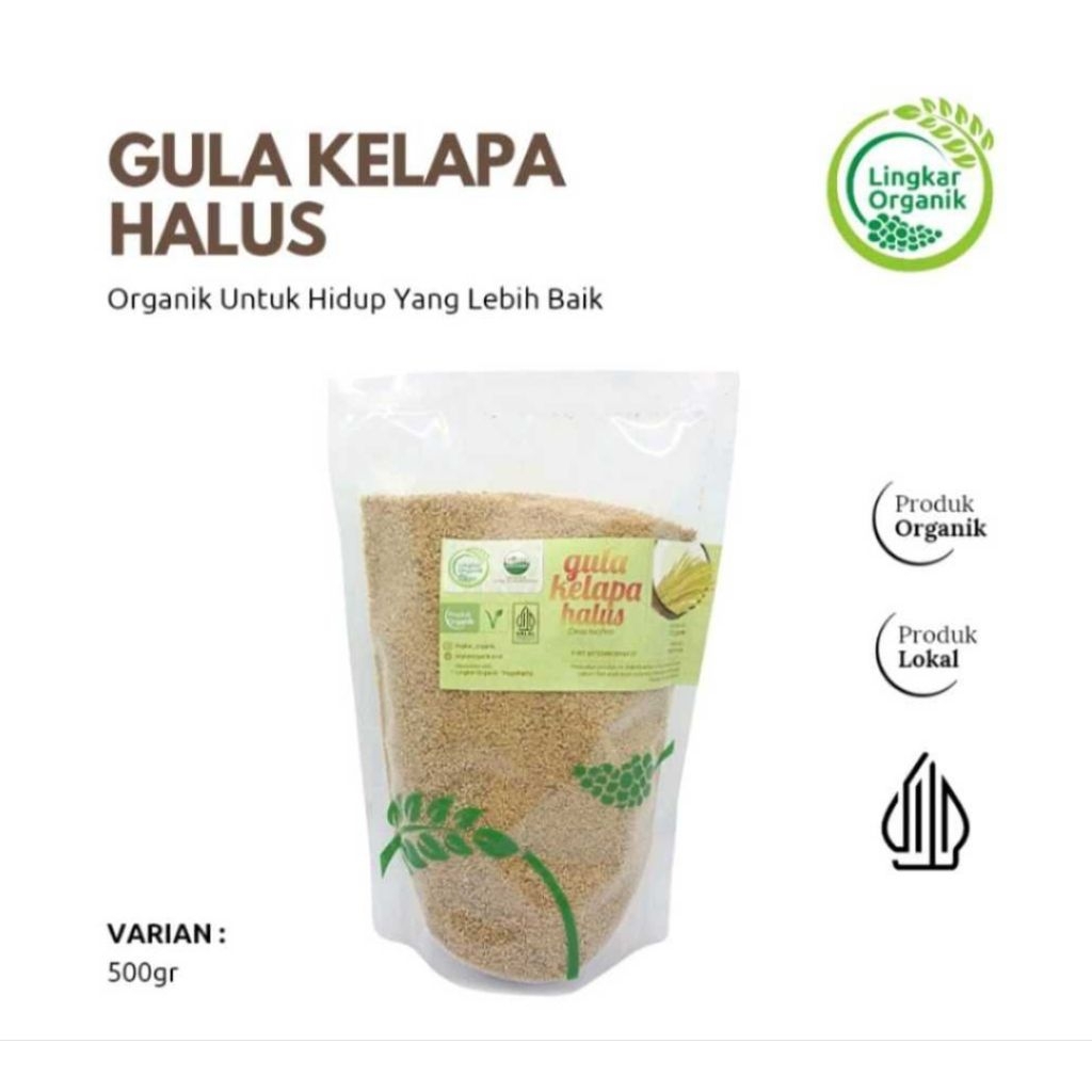 

Lingkar Organik Gula Kelapa Organik- Gula Kelapa Murni@500gr