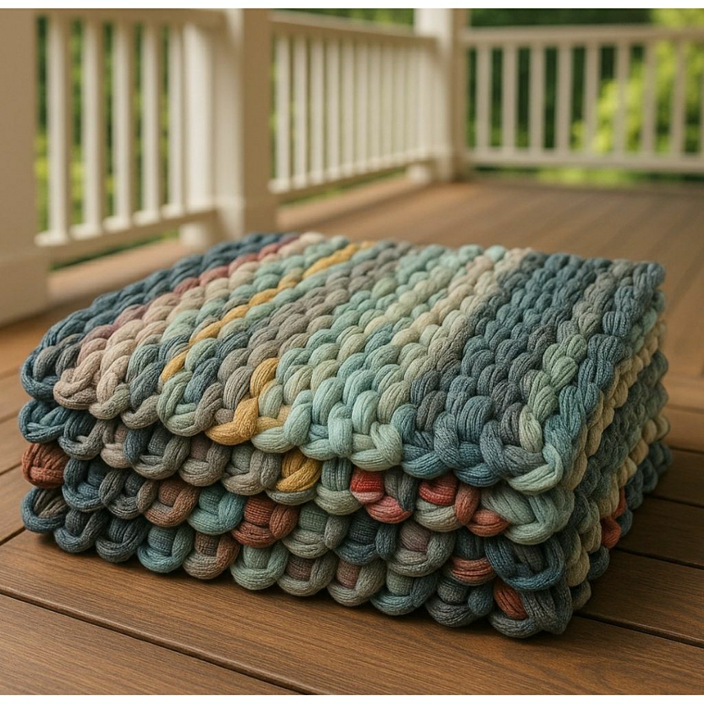 Keset Kaki Anyam Sumbu Pola Mutiara Diamond Kompor Kain Lap Alas Lantai Serap Air Anti Selip Slip Mo