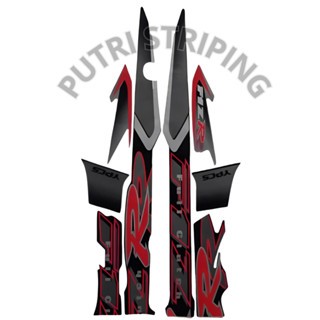 Stiker Striping Yamaha F1ZR F1 Zr 2002 Full Clutch Hitam Merah List Body Motor Standar F1ZR 2002