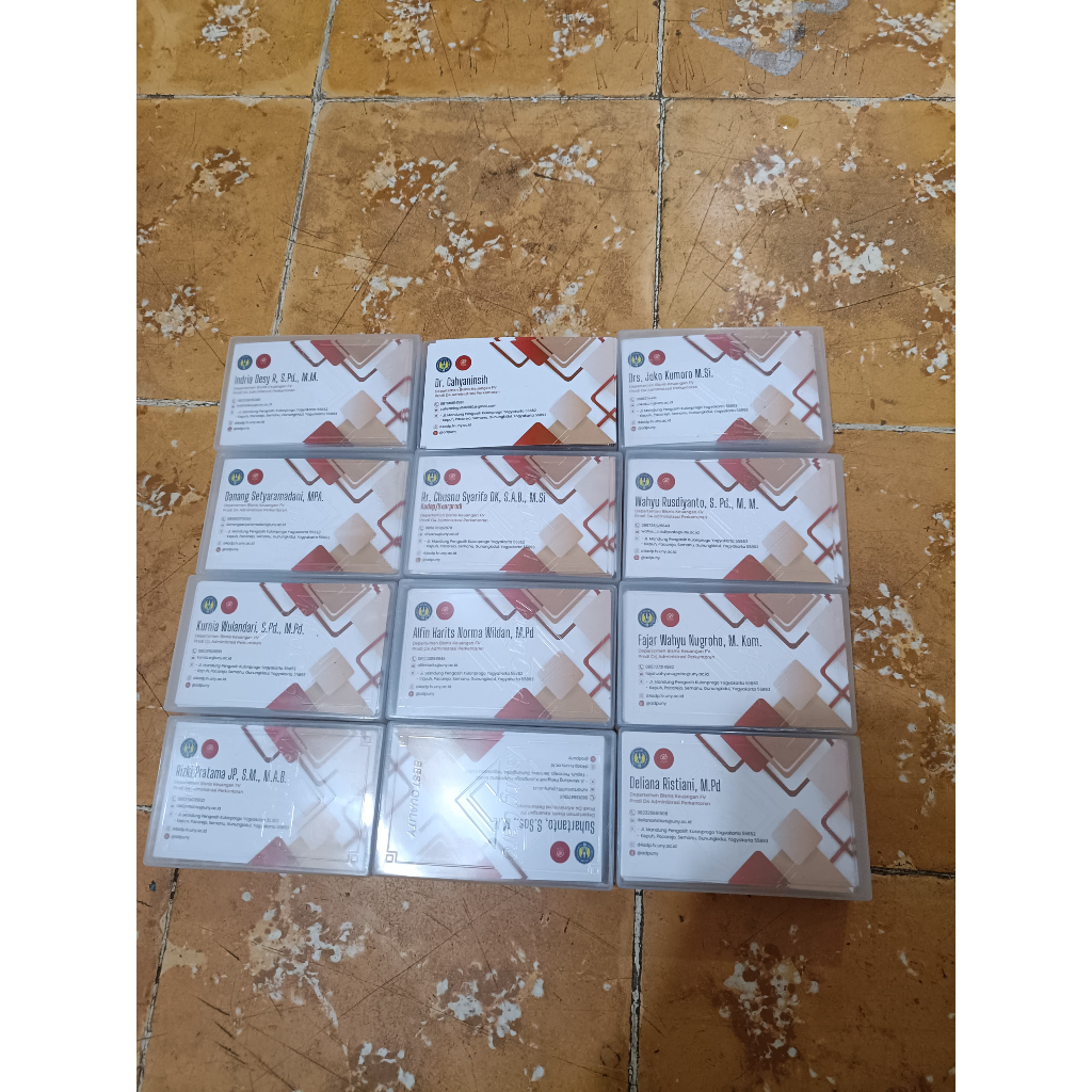 

CETAK KARTU NAMA CUSTOM/ BUSINESS CARD/ ISI 100 FREE BOX