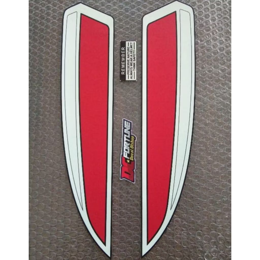 striping tengki honda cb 125 versi brazil merah polet tengki