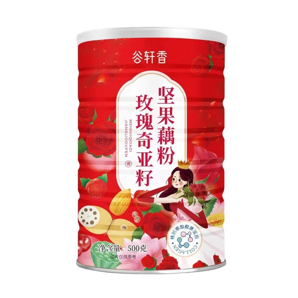 

[ BPOM ] OUFEN LOTUS ROOT POWDER COLLAGEN 500G - BUBUR AKAR TERATAI ROSE COLLAGEN - RED ROSE ALMOND