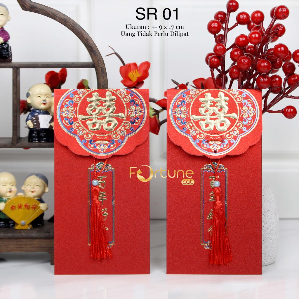 

Angpao Kertas Sangjit Kawinan Wedding Lamaran Shuang Xi Standar Jumbo Untuk Uang Lamar Uang Susu Isi 2 Lembar