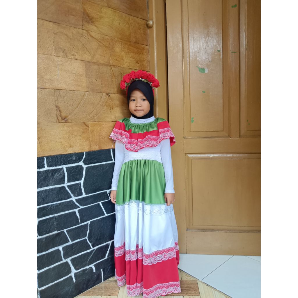 PRELOVED KOSTUM MEKSIKO ANAK / KOSTUM KARNAVAL