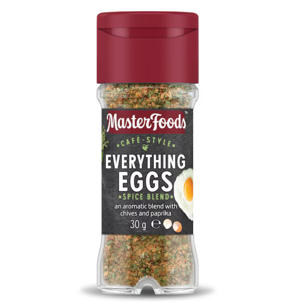 

MasterFoods Cafe Style Everything Eggs Spice Blend 30g AUSTRALIA