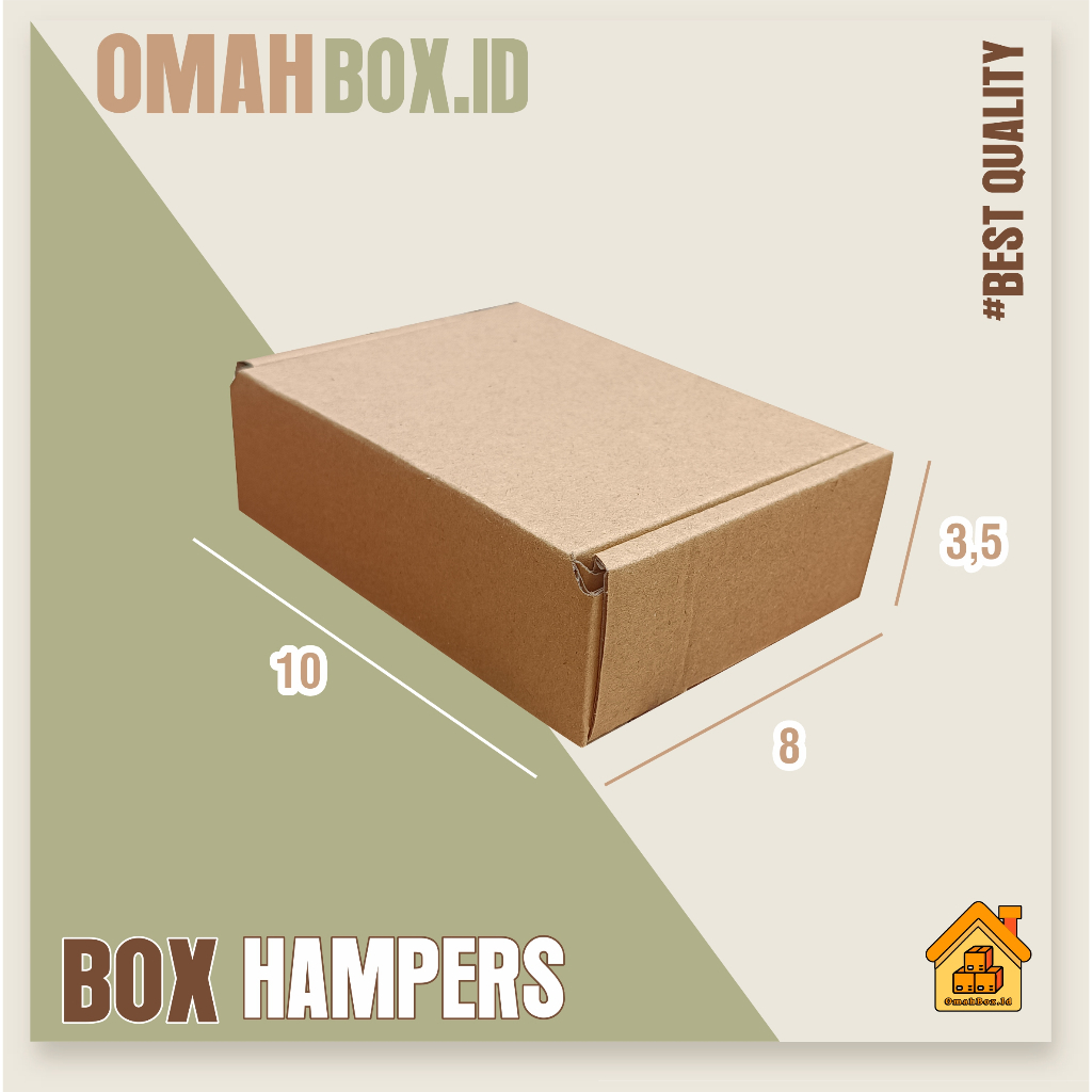 

Box Hampers 10x8x3,5 cm E FLUTE | kardus box polos | kardus diecut | box diecut | box hampers | box gift | kardus souvenir | kardus dus box