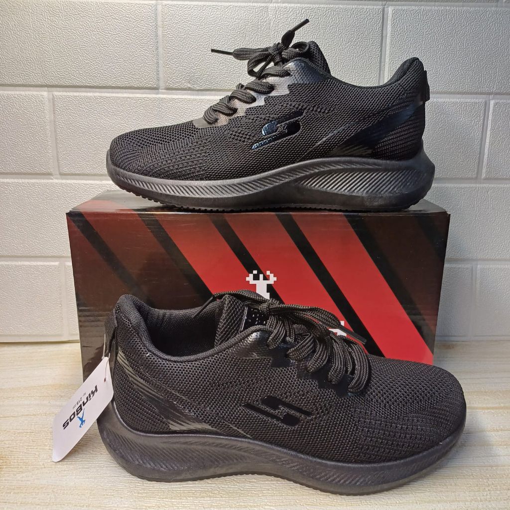 Sepatu sekolah hitam kinbos-7500 37/40