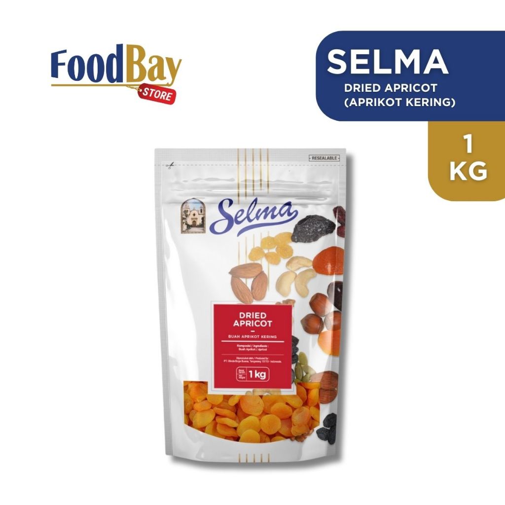

SELMA Dried Apricots Buah Aprikot Kering 1 Kg