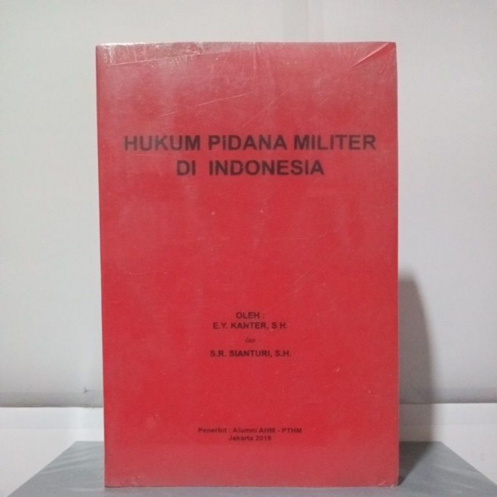 Buku HUKUM PIDANA MILITER DI INDONESIA by E.Y. KANTER, S.H.