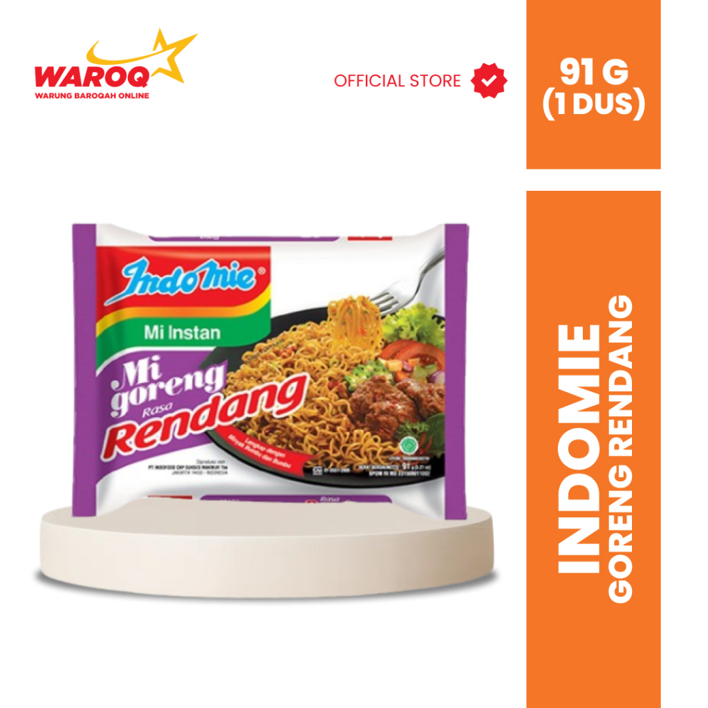 

INDOMIE GORENG RENDANG 91GR (DUS)