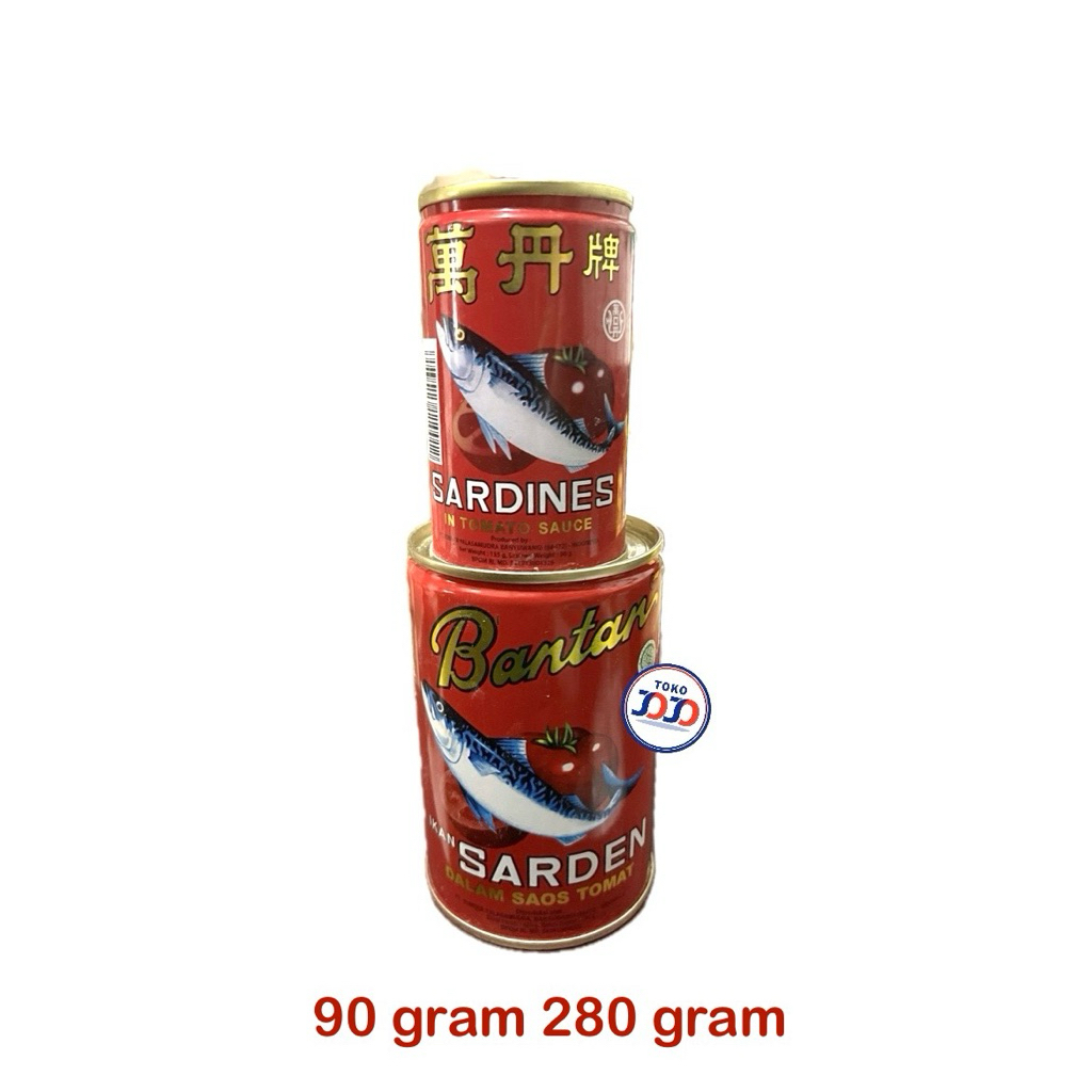

Bantan Ikan Sarden Saos Tomat 90 gram 280 gram