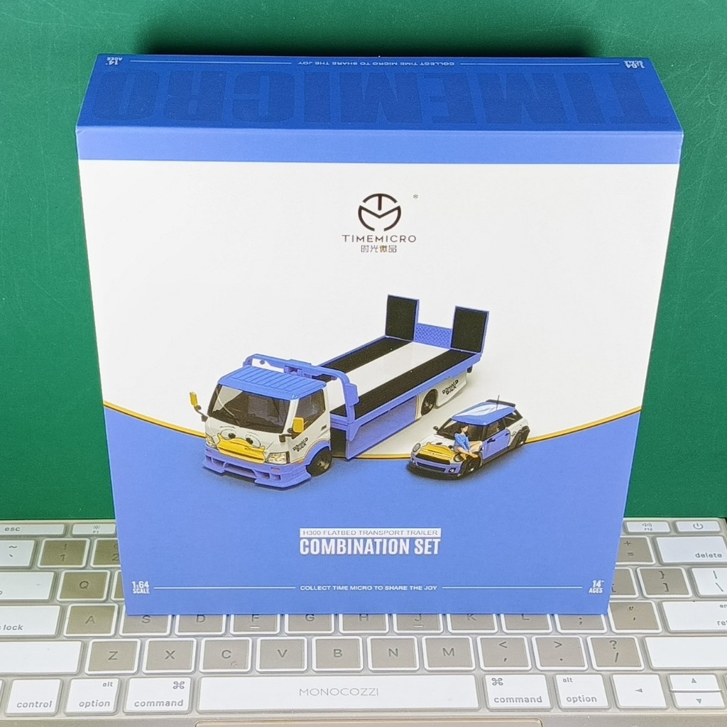 Time micro H300 flatbed donald duck set diecast 1 64