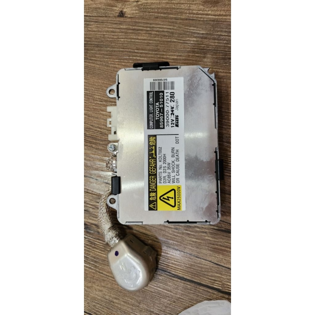 Modul Lampu Ballast HID D2S D2R Toyota Harrier Gen 2 2007-2014 Alphard Ori