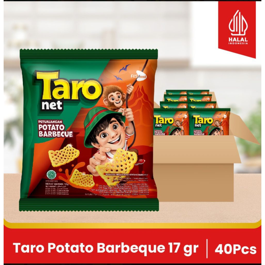 

Taro - Barbeque - Small Pack - 1 Karton (4renceng) - 40 Pcs - 17gr