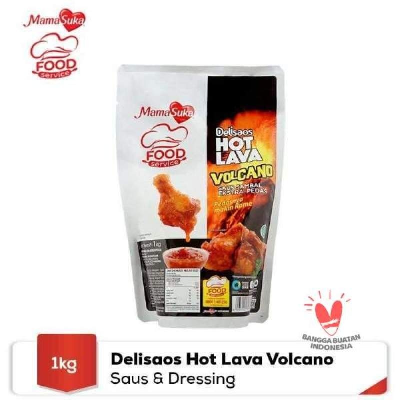 

1kg mamasuka / delisaos / hot lava volcano / saus sambal ekstra pedas