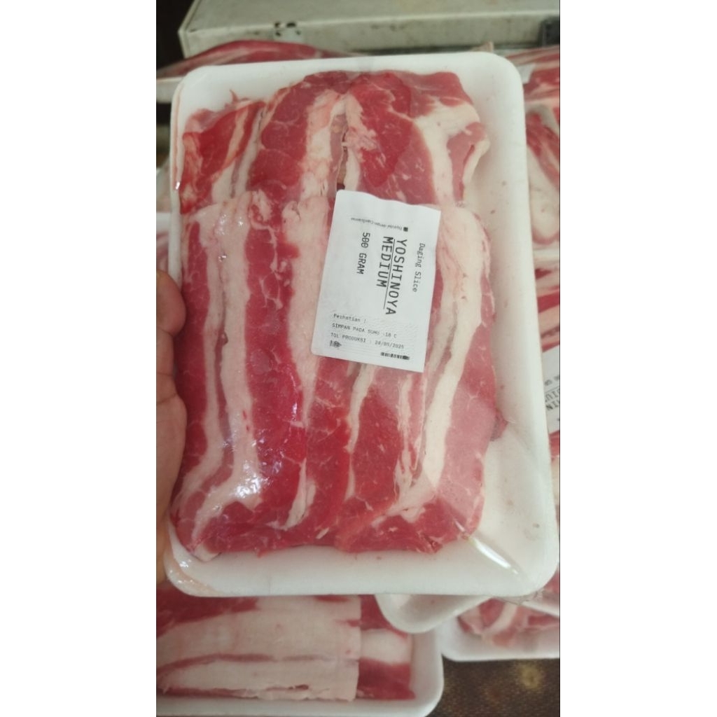 

Slice beef Yoshinoya Medium 500 gram