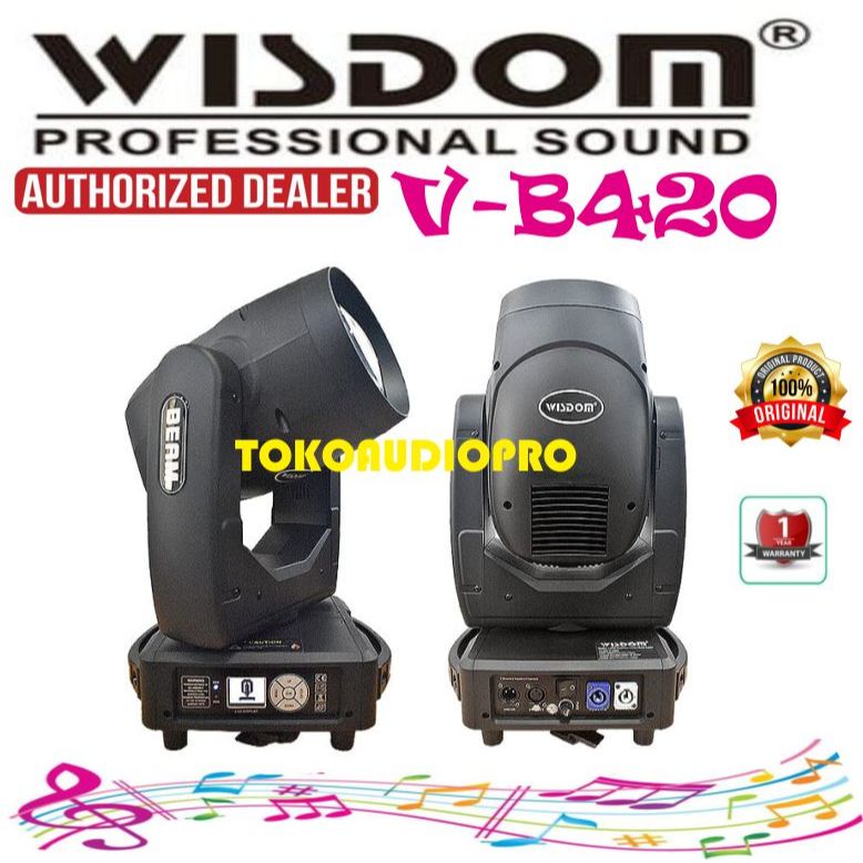 Beam 420 Wisdom VB420 Moving Light Head Beam Light Lampu Panggung Vb-B420 Beam  420 Moving Head
