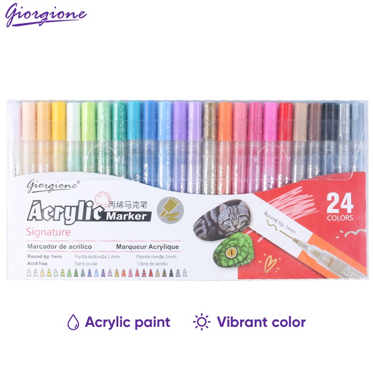 

KODE K83V Giorgione Acrylic Marker Pen Set Spidol GMK115