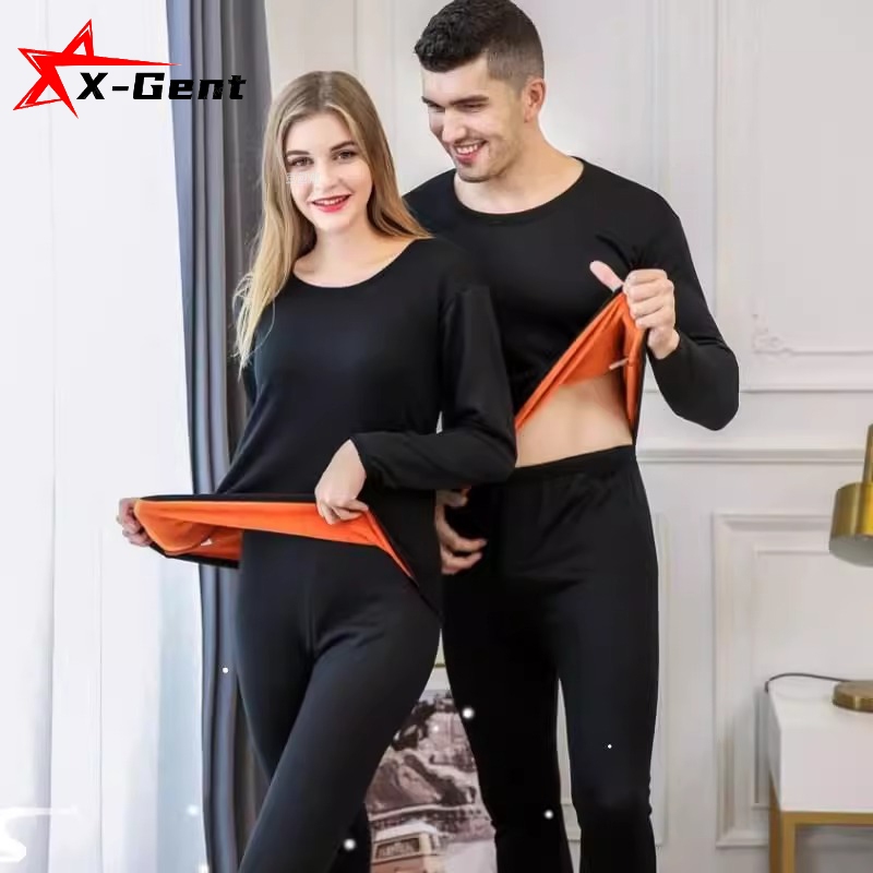 Long John Pakaian couple Musim Dingin pakaian musim dingin turtleneck set pakaian dalam cowok hanget