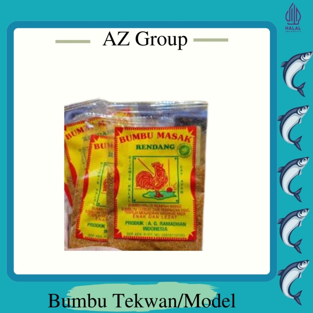 

Bumbu Tekwan Model Cap Ayam Jago -AZgroup-