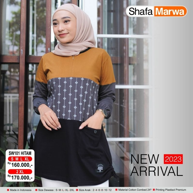 BAJU ATASAN KAOS DEWASA by SHAFA MARWA ORI/ BAJU ATASAN KAOS by SHAFA MARWA ORI
