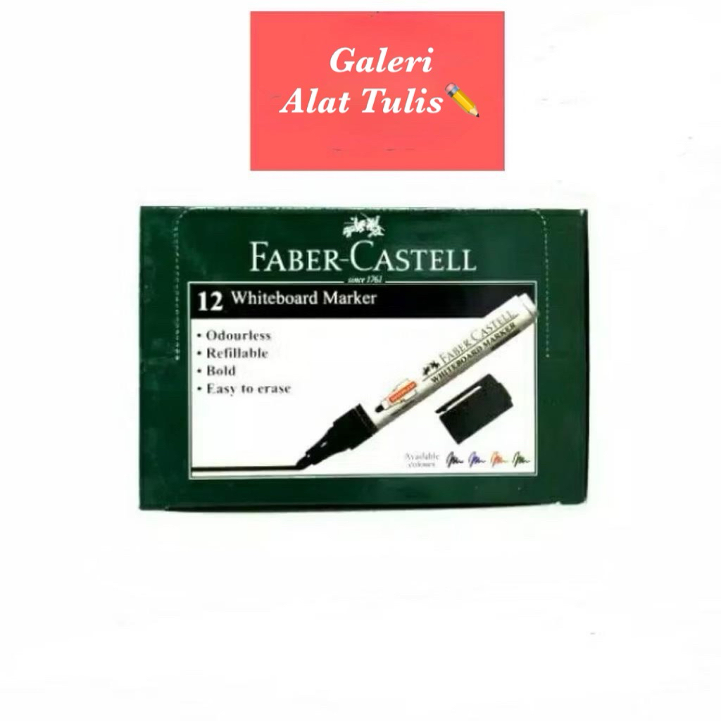 

Spidol Whiteboard Faber Castell / Whiteboard Marker / Spidol Papan Tulis