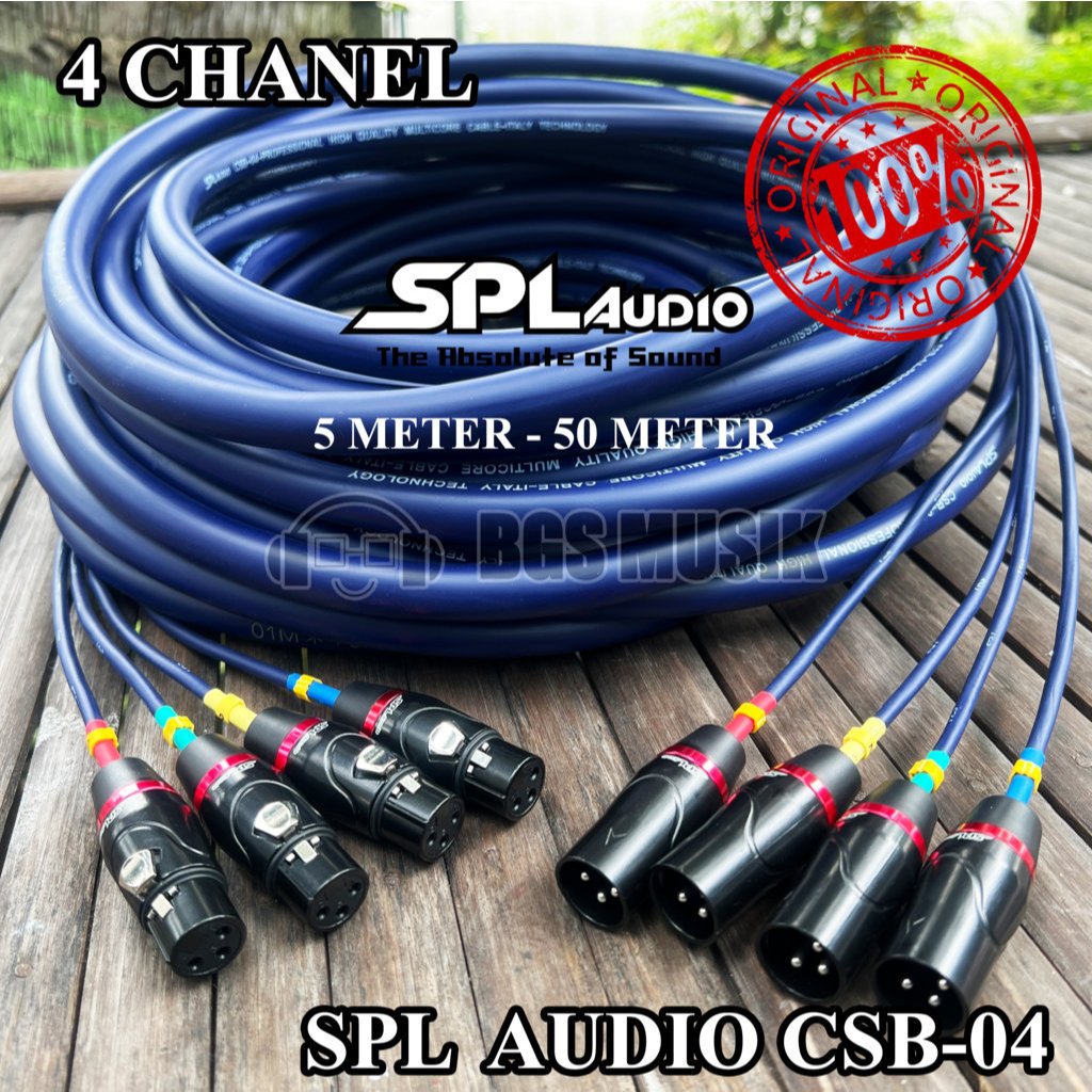 Kabel Snake SPL Audio 4chanel ORIGINAL - Kabel Snake SPL Audio 4ch CSB04