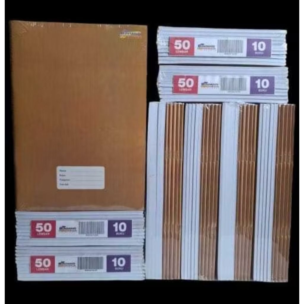 

BUKU TULIS CAMPUS COVER SAMPULCOKLATISI 50 LEMBAR - 1PACK ISI 10 BUKU
