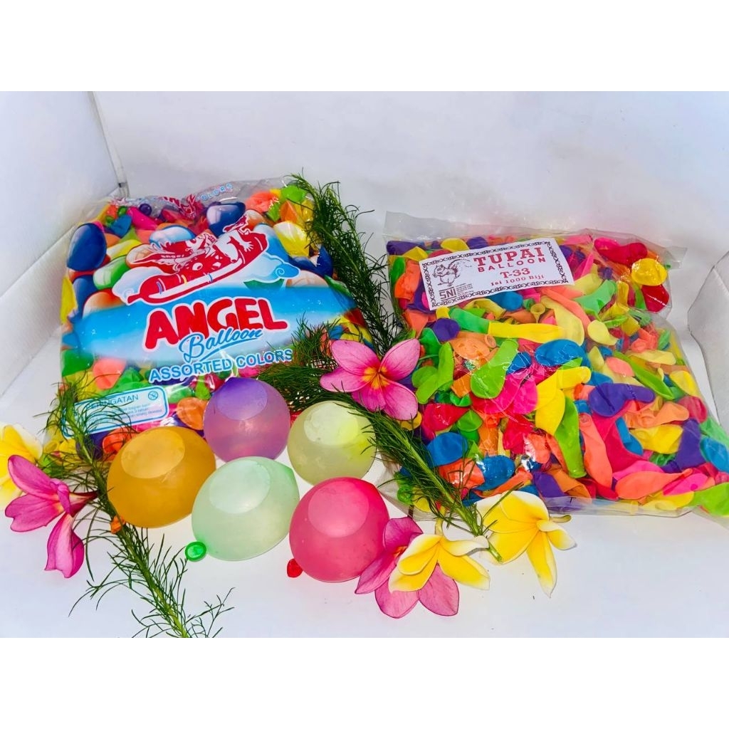 Balon Air | Balon Jari | Balon Mainan kecil Warna Warni isi 1000 biji