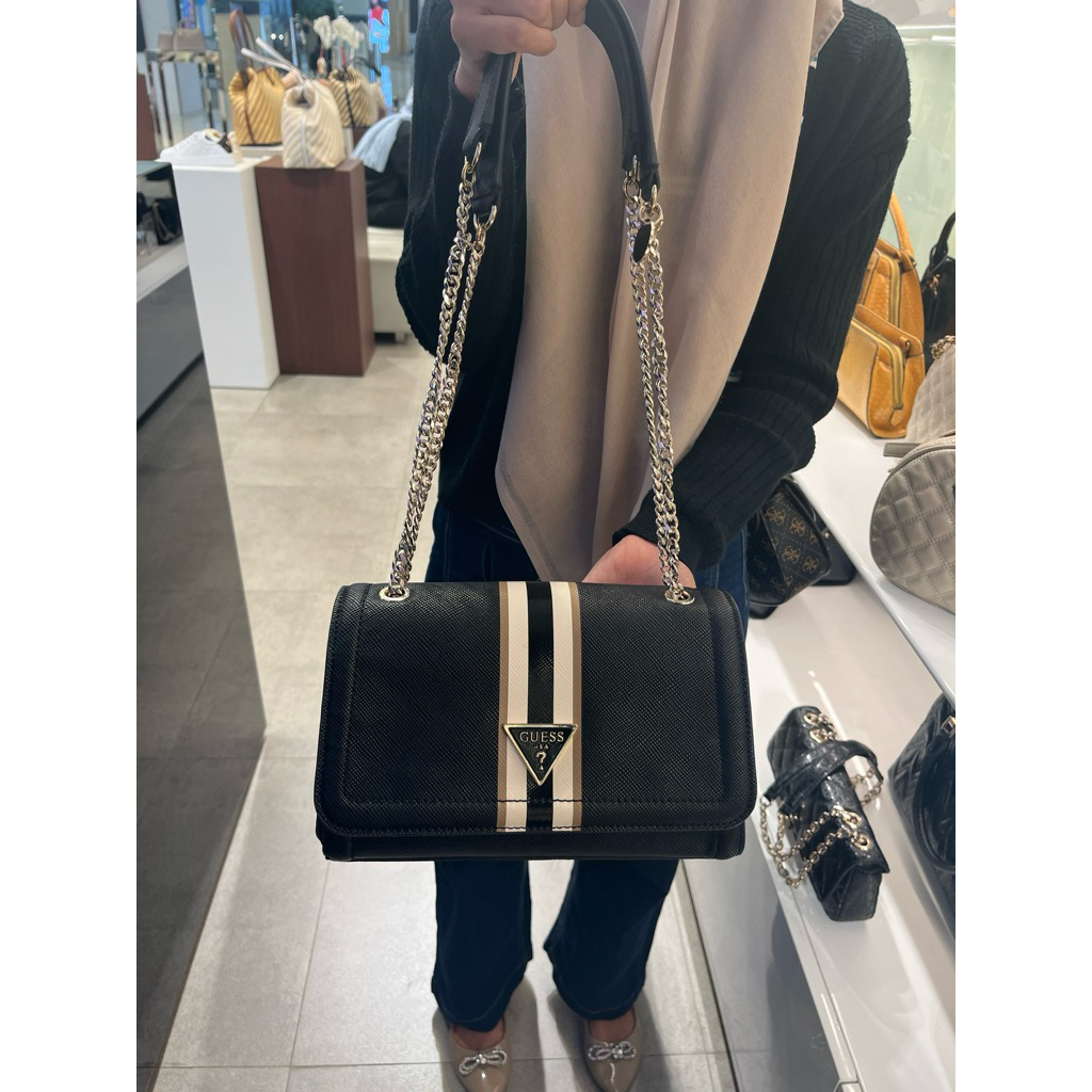 Noelle Convertible Crossbody Flap - Tas Guess Original Wanita
