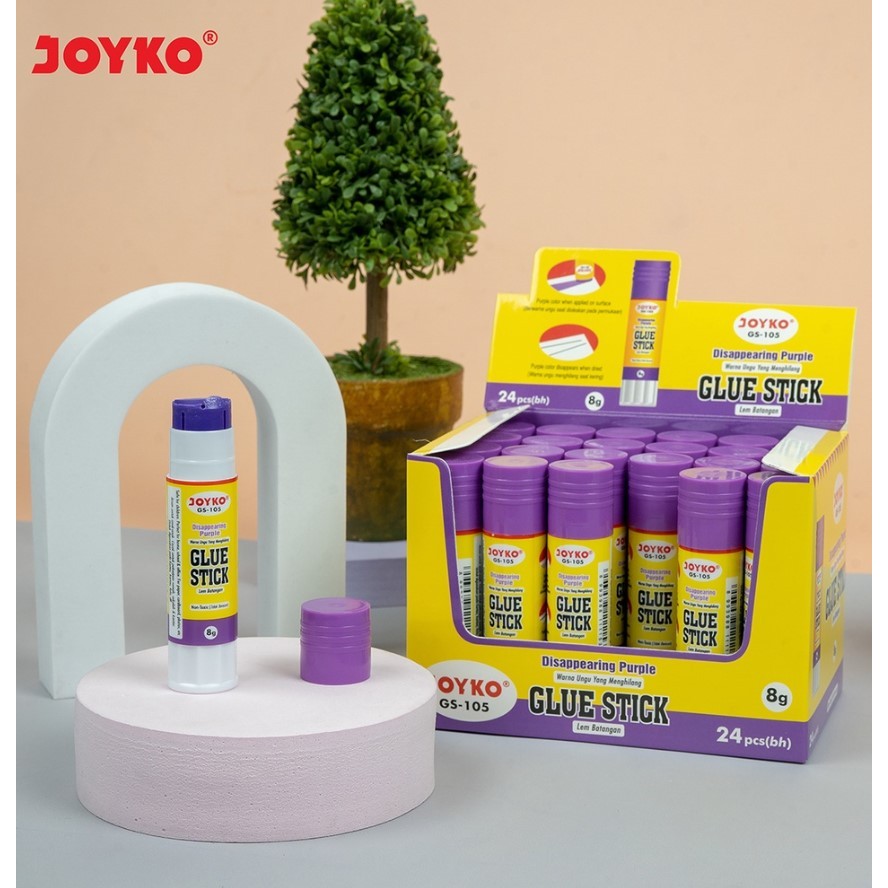 

Lem Glue Stick Joyko GS-105 UNGU (Lebih Rekat)