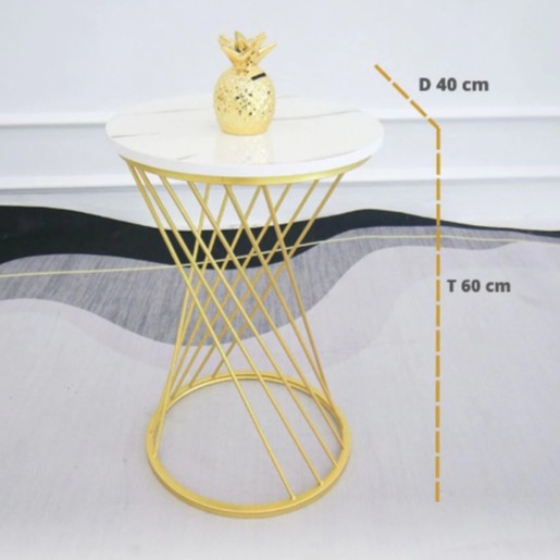 KARGO / MIRING / Meja Bulat Sudut Meja Kecil Kamar Meja Meja Tamu Minimalis